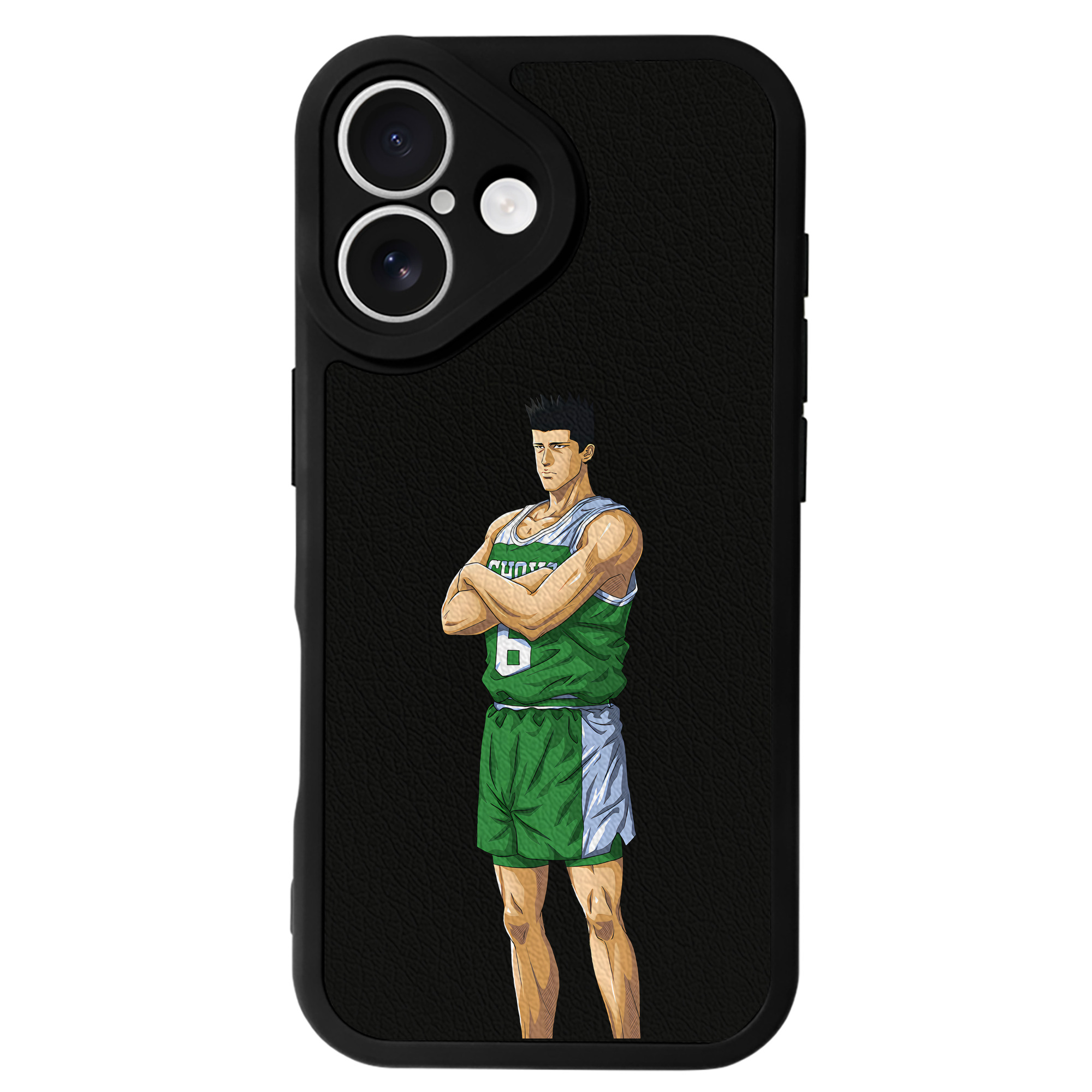 （画像用） SLAM DUNK／スラムダンク 【iPhone 16シリーズ対応】シリコンスマホケース（レザー調） 材質：シリコン